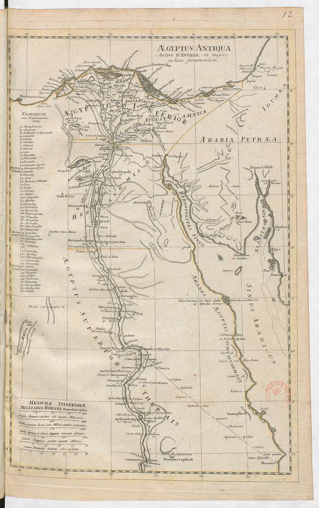 激安買いATLAS ANTIQUUS DANVILLIANUS MINOR　ラテン語　1801年頃 古地図