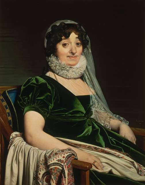 Madame Louis-Francois Bertin, Jean-Auguste-Dominique Ingres - Oil Paintings