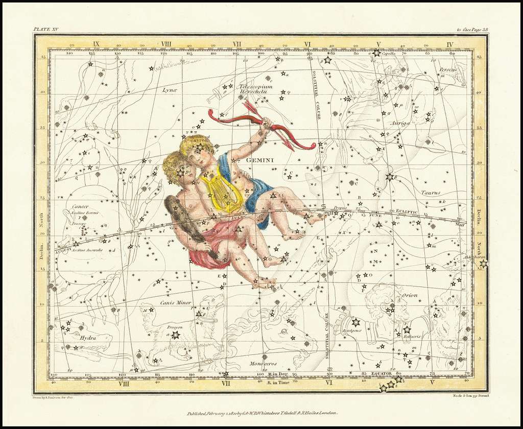 gemini constellation map