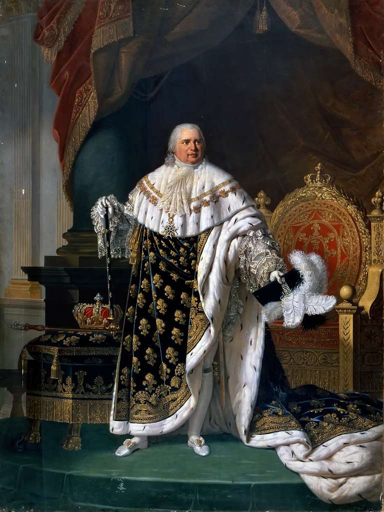 portrait of Louis xiv of France in his coronation garb, Stable Diffusion