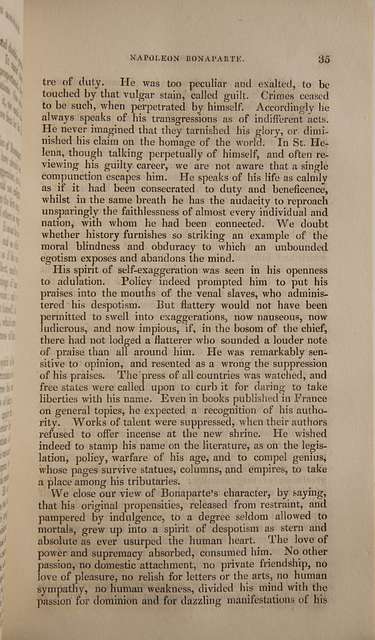 Character of Napoleon Bonaparte - being a review of Sir Walter Scott's ...