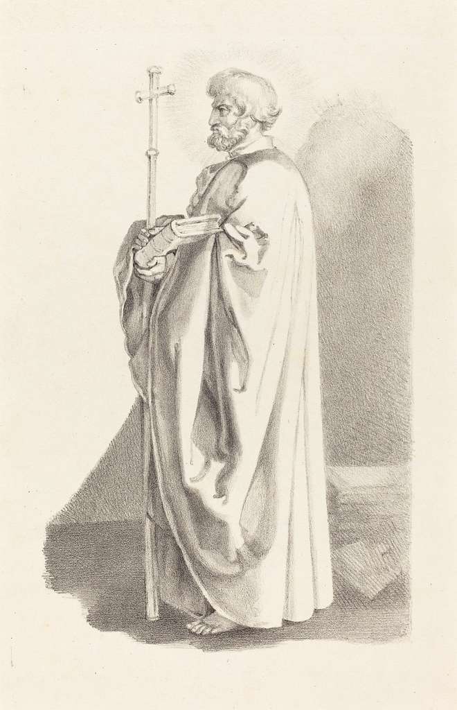 James Henry Lynch After John Flaxman, An Apostle, From Albert (sic 