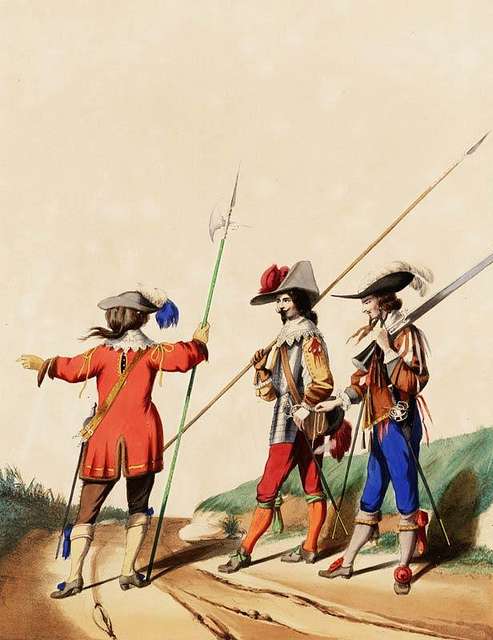 French Guard Regiment - 1630 Louis XIII. Régiment des Gardes Françaises ...