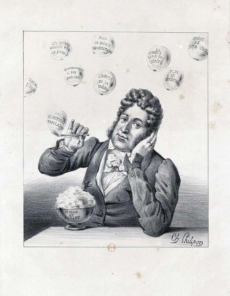 Caricature of Louis Philippe, by Philipon (1834)