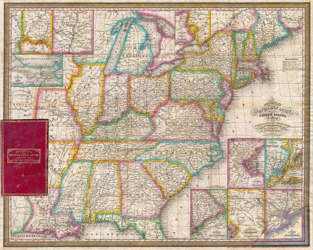 County Map Of Louisiana, Mississippi, And Arkansas. / Mitchell, Samuel  Augustus / 1860