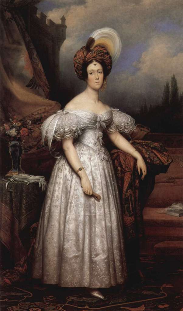 Empress Eugenie 1854 - Public domain portrait painting - PICRYL