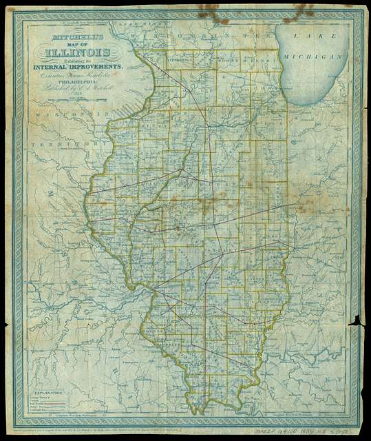 County Map Of Louisiana, Mississippi, And Arkansas. / Mitchell, Samuel  Augustus / 1860