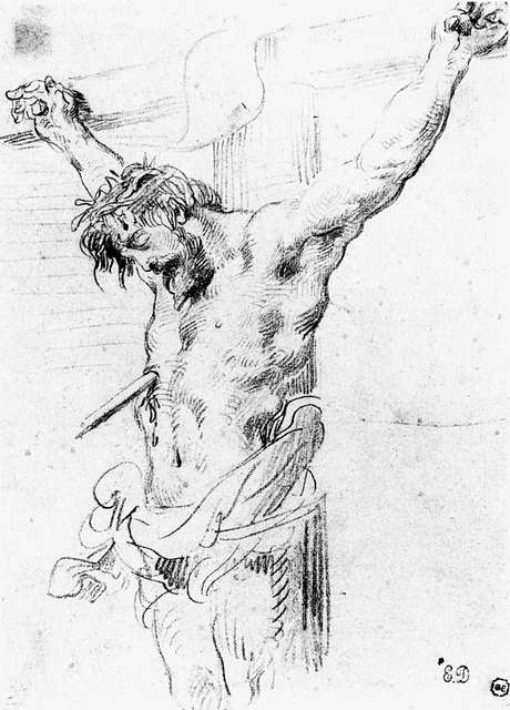 Eugène Delacroix - Christ on the Cross - WGA6248 - PICRYL - Public ...