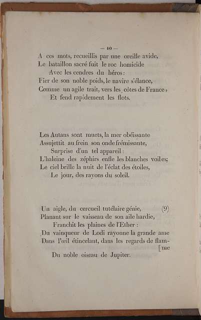 Ode sur la translation des cendres de Napoléon, de Sainte-Hélène à ...