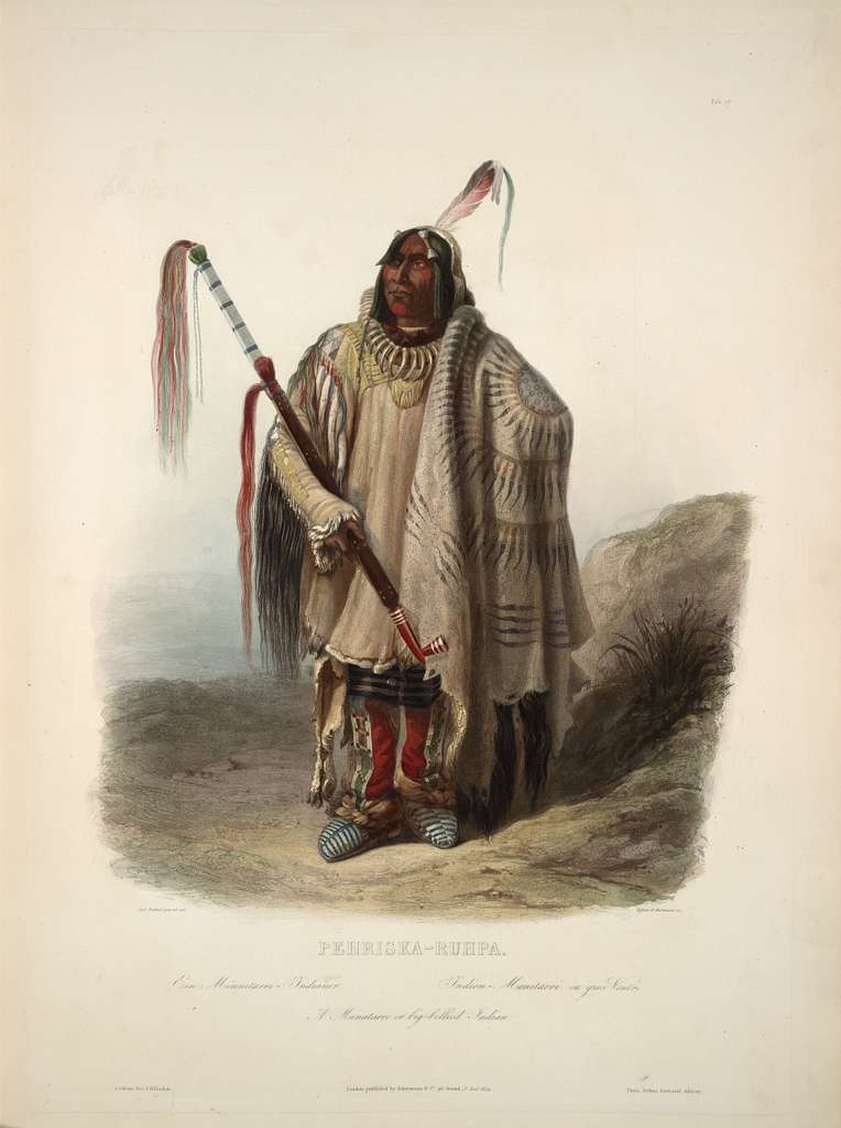 Pehriska-Ruhpa – Moennitarri Warrior in the Costume of the Dog