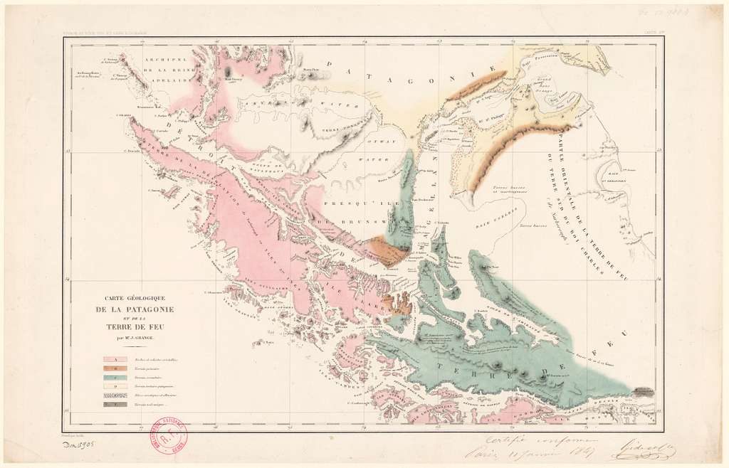 carte de la patagonie