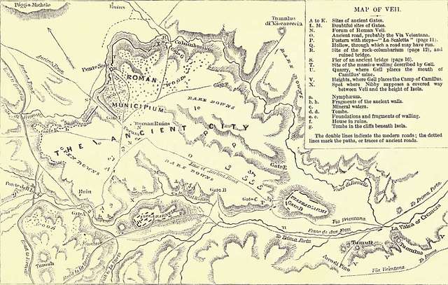 Map of Veii - PICRYL Public Domain Search