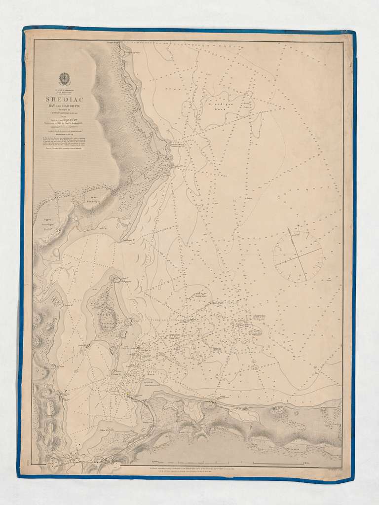 Admiralty Chart No 1943 Shediac Bay and Harbour, Published 1849 ...