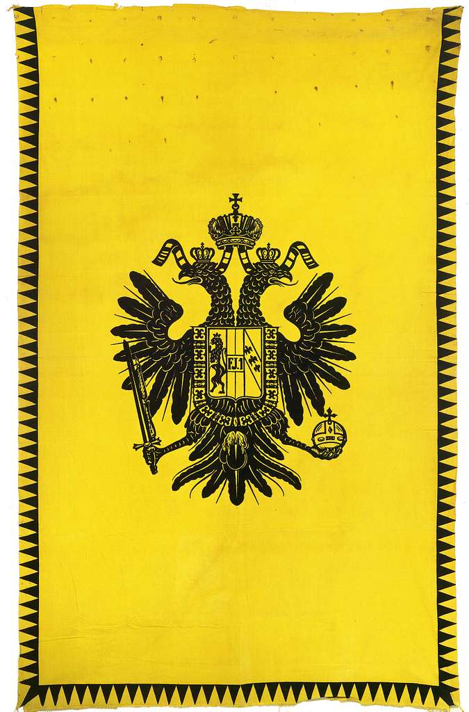 Flag of Austia Österreich Fahne Flagge Stock Illustration