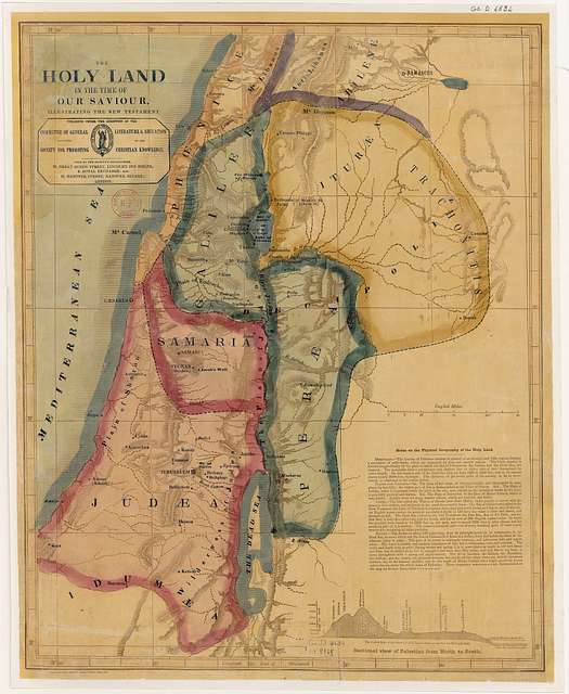 Géographie ancienne (Palestine). - The holy land in the time of our ...