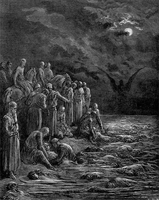 Gustave Doré - The Crusaders on the Nile - PICRYL - Public Domain Media ...