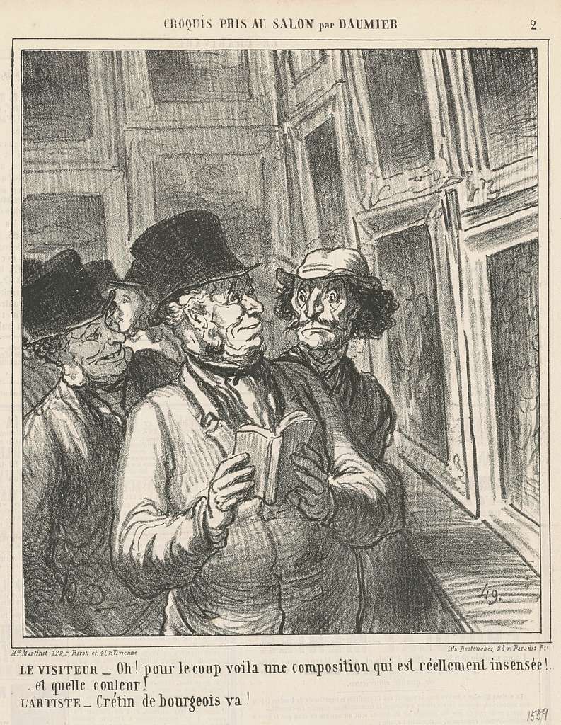 Honoré Daumier, Le visiteur ..., 19th century, NGA 197443 - PICRYL ...