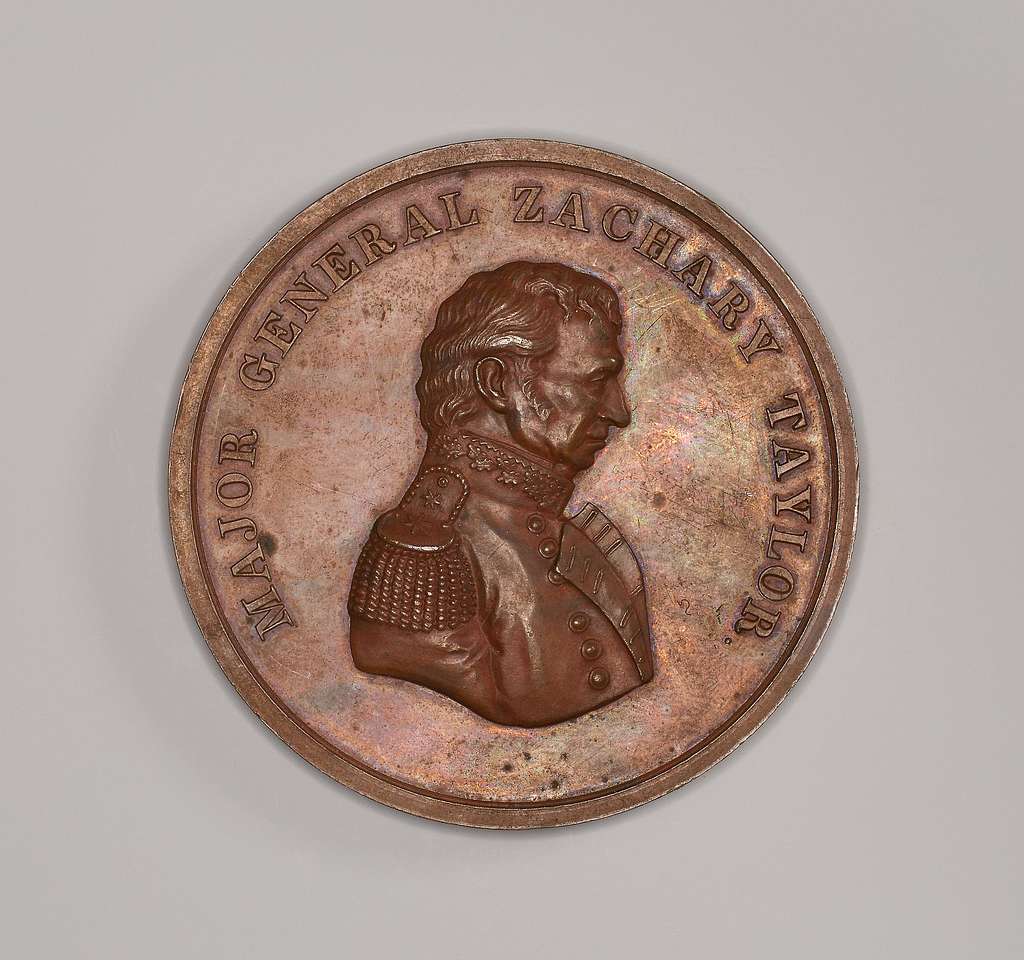 Medal commemorating Major General Zachary Taylor - PICRYL Public Domain ...