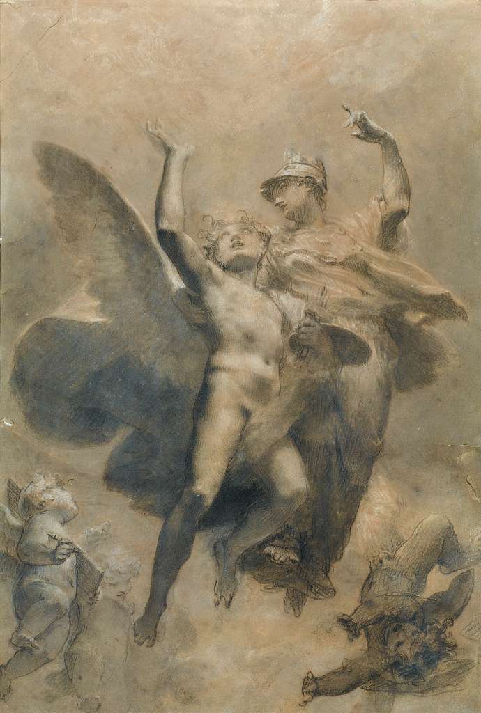 神話画 ピエール＝ポール・プルドン（Pierre-Paul Prud´hon）「IMP