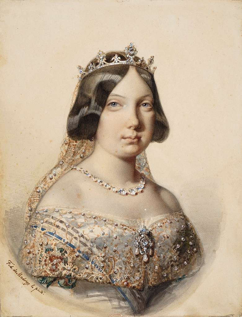 Retrato de Isabel II - Federico de Madrazo - PICRYL Public Domain Search