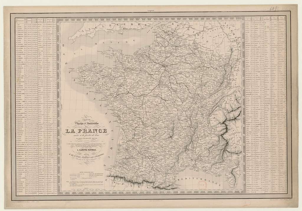 Carte physique et administrative de la France mise à la portée de tous ...