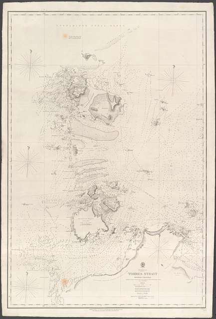 Admiralty Chart No 2375 Australia Torres Strait western channels ...