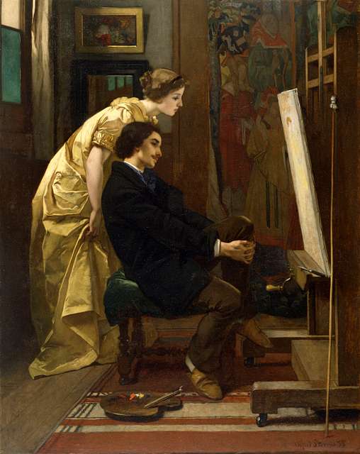 154 Paintings by alfred stevens Images: PICRYL - Public Domain Media Search  Engine Public Domain Search