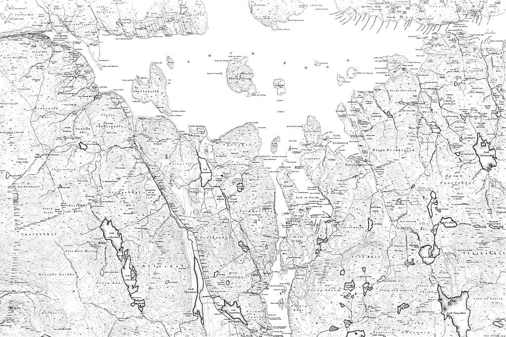 Map of Isle of Lewis Sheet 024, Ordnance Survey, 1851-1855 - PICRYL ...