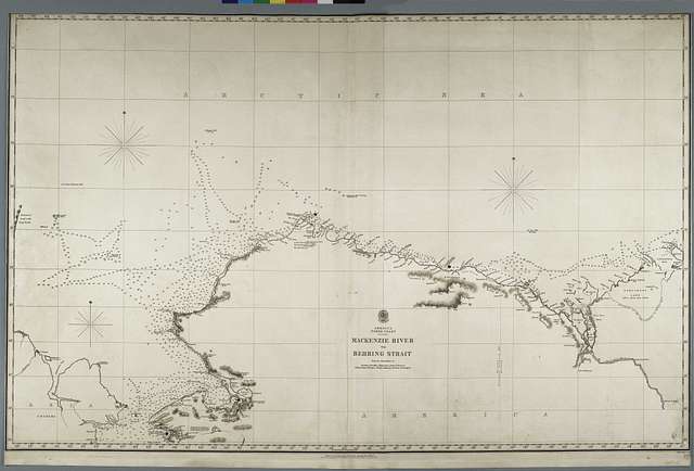 Admiralty Chart No 2435 America North Coast Mackenzie River to Behring ...