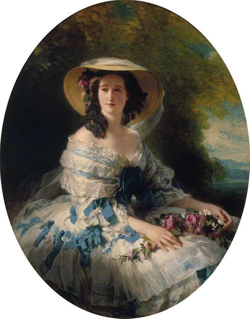 Empress Eugénie de Montijo, Art Painting by Edouard Louis Dubufe