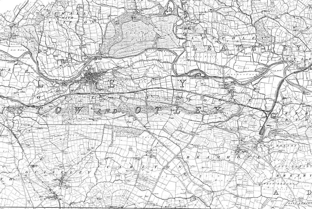 Map of Yorkshire Sheet 187, Ordnance Survey, 1848-1857 - PICRYL ...