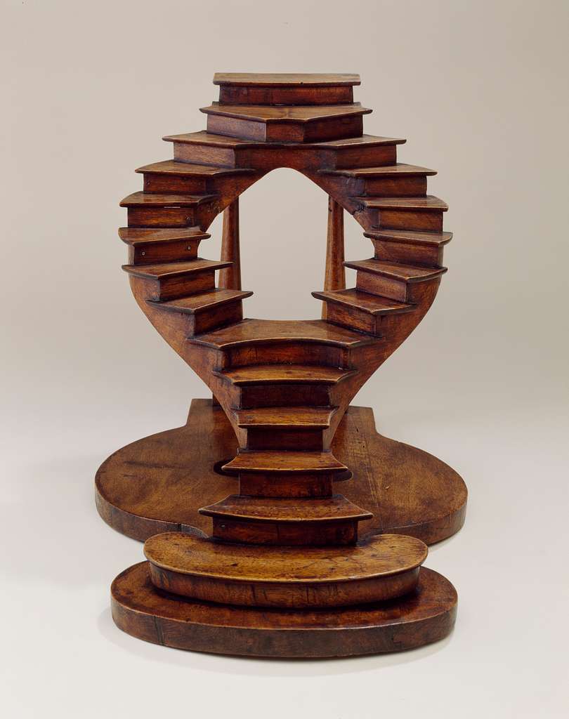 Curved Staircase Model In The French Style, ca. 1850 (CH 18703485 ...