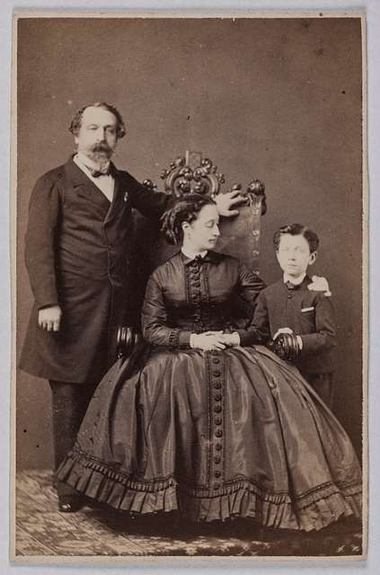 CdV Emperor Napoleon III. and Empress