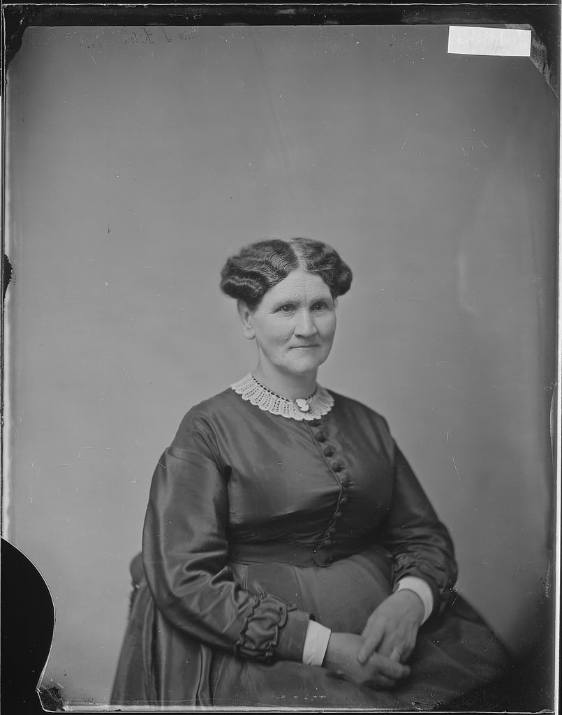 Mrs. Fitch. American Civil War. Mathew Brady Glass Negative. - NARA ...