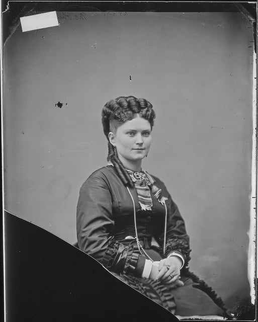 Mrs. or Miss McPherson. American Civil War. Mathew Brady Glass Negative ...