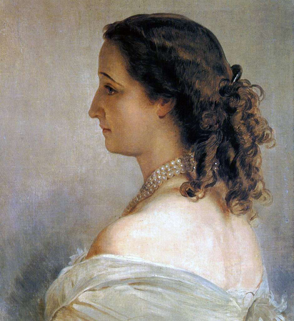Portrait of Eugénie de Montijo by Edouard Louis Dubufe Painting