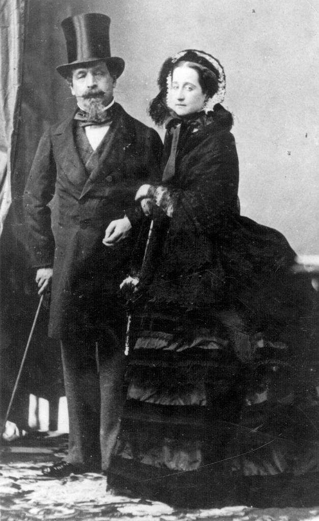 Napoleon III and Empress Eugenie], ca. 1865 Stock Photo - Alamy