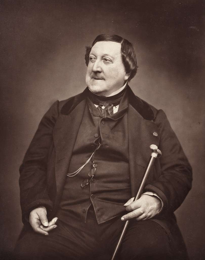 Gioachino Antonio Rossini (Italian composer, 1792-1868), portrait  photograph - PICRYL - Public Domain Media Search Engine Public Domain Search