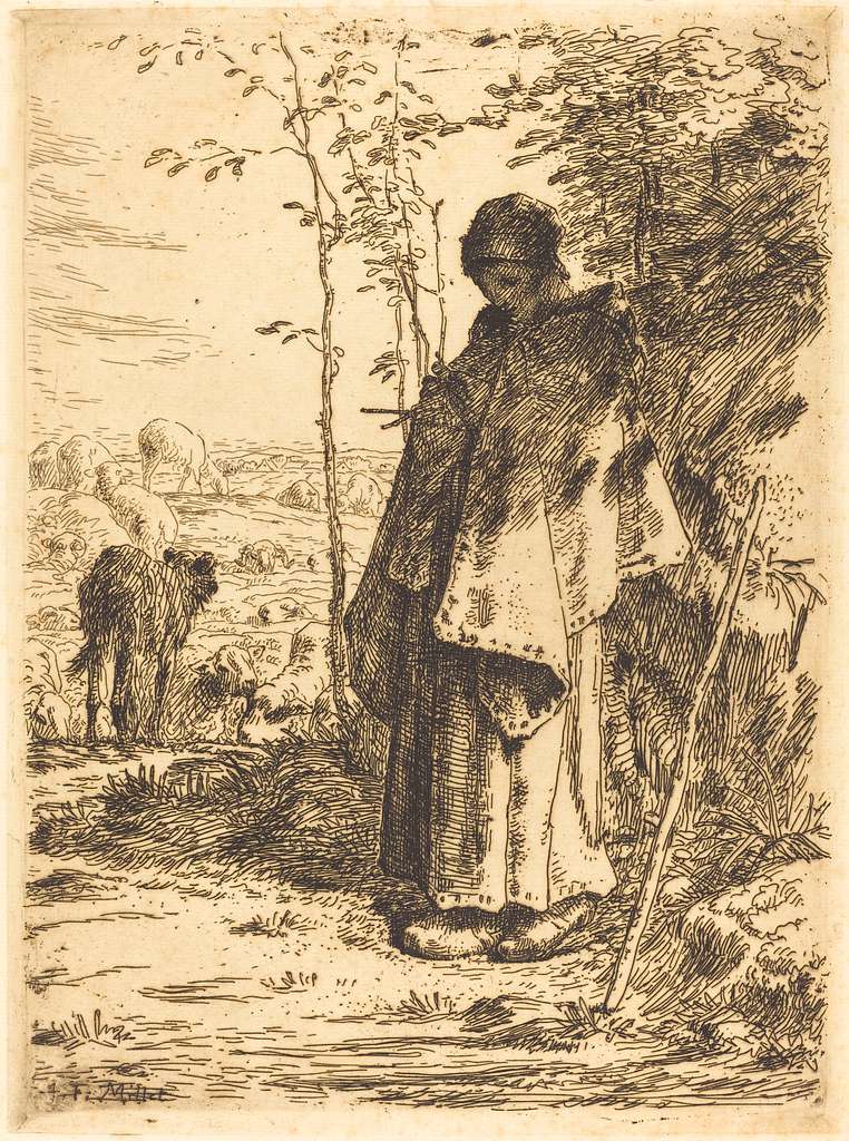 7 Prints by jean francois millet ii in the national gallery of art