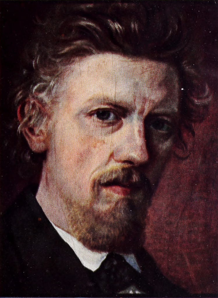 Fritz Jürgensen Selvportræt Public domain portrait painting PICRYL Public Domain Media