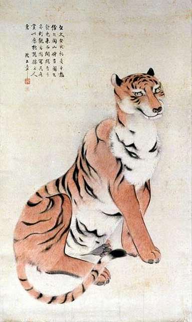 I've seen Japanese artwork from the Edo era and before depicting tigers.  Did tigers ever inhabit the islands of Japan? If not, how might a Japanese  person encounter a tiger before the