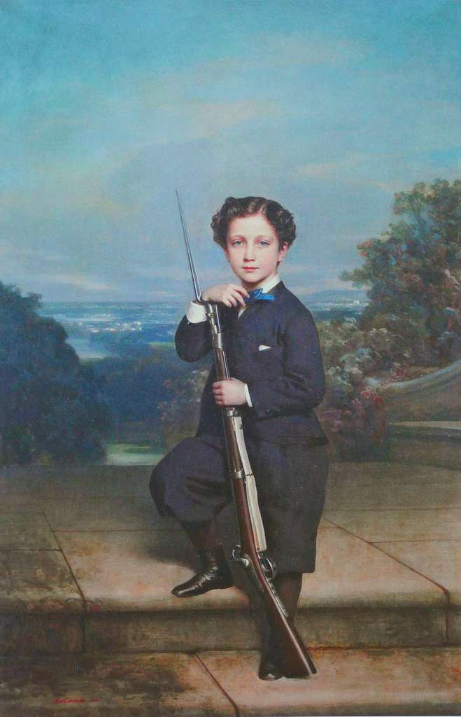Image of Portrait of Prince Imperial Eugene Louis Napoleon (1856 - 1879),  by Porion, Charles (b.1814)