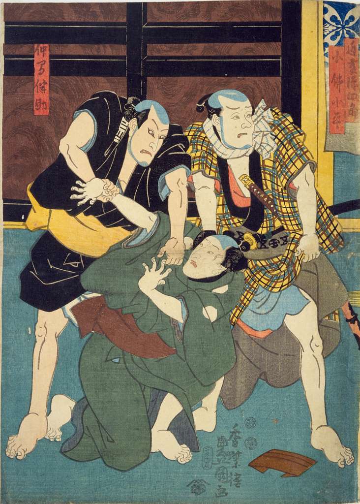 NDL-DC 1312601 03-Utagawa Kunisada-伊右衛門女房お岩・あんま宅悦