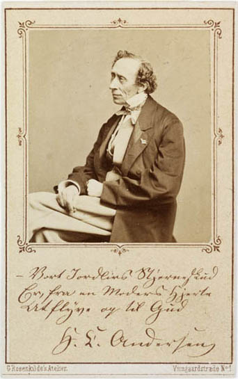 Hans Christian Andersen, 1860s by Danish School