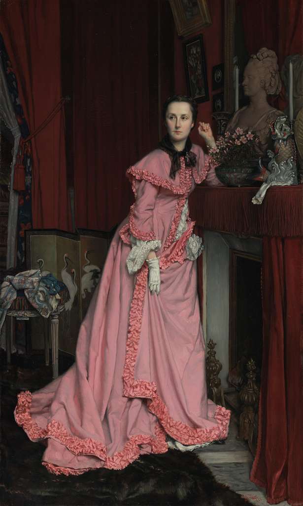 Jacques Joseph Tissot French Portrait of the Marquise de