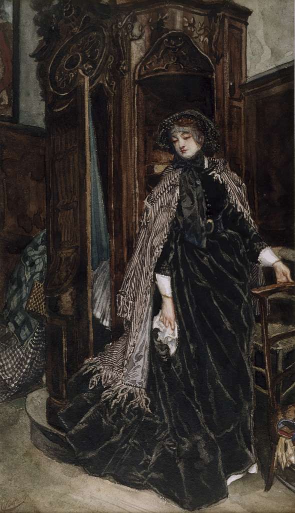 James Tissot The Confessional Walters 371374 PICRYL Public