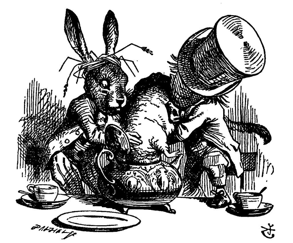alice in wonderland original illustrations mad hatter