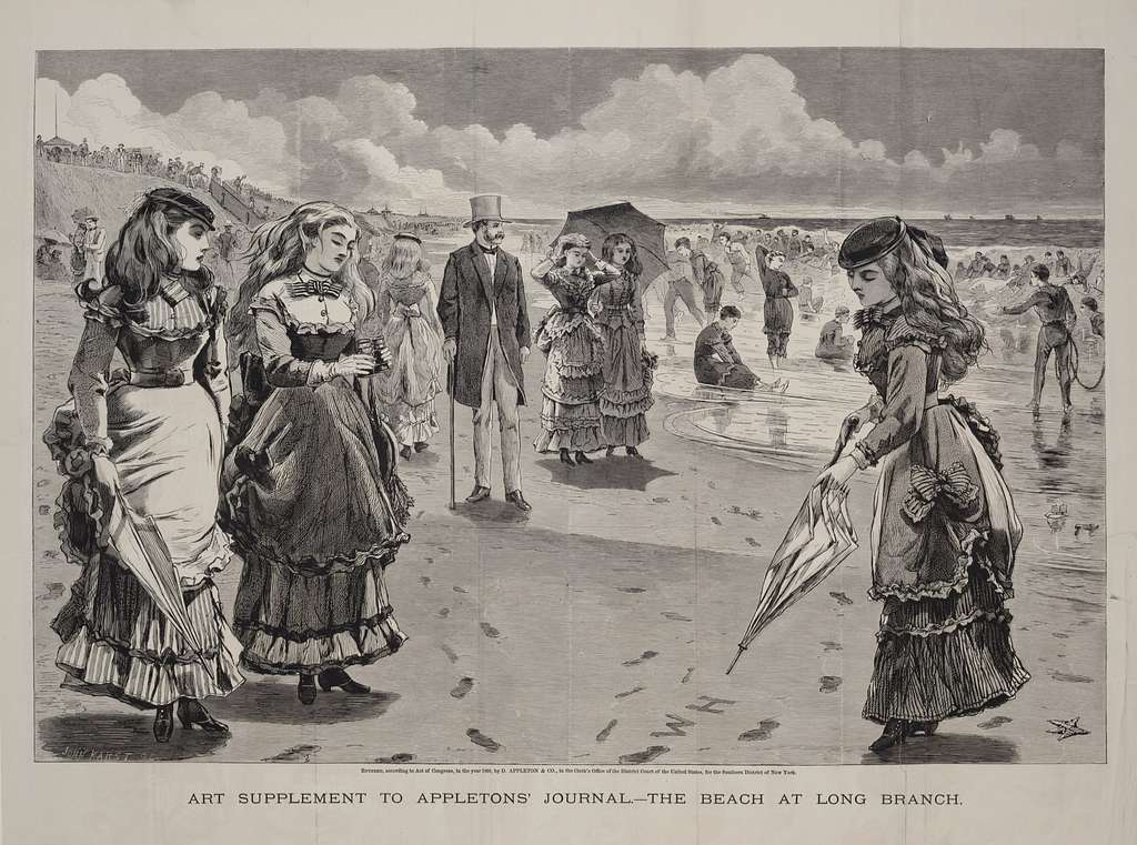 La Saison, Journal Illustré des Ladies, 1880, No. 625. Two women