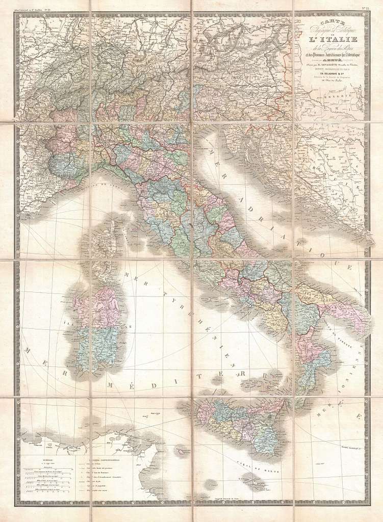 Nuova Carta Topografica Del Lago Di Como.: Geographicus Rare Antique Maps