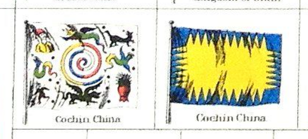 Flags of Cochinchina - National & Commercial Flags of All Nations (1870 ...